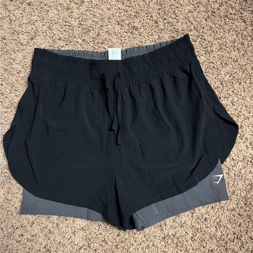 Gymshark running 2 in 1 shorts Large